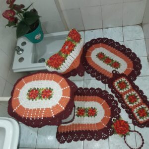 Juego de baño en crochet