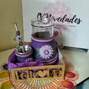 Jarra forrada en cuerina